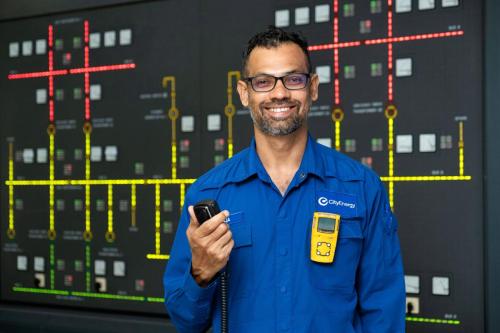 Corporate photo of a close up portrait