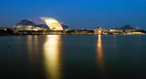 Sports Hub Singapore Night View