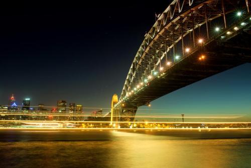 Sydney Harbour Bridge Night Scenery
