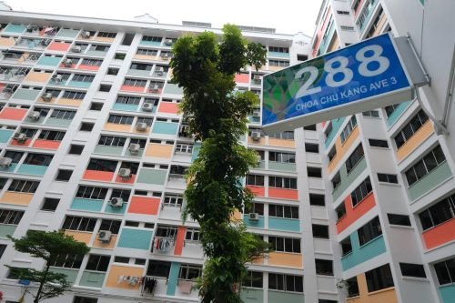 HDB Flag in Singapore