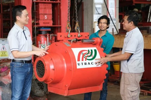 Staff working in factory